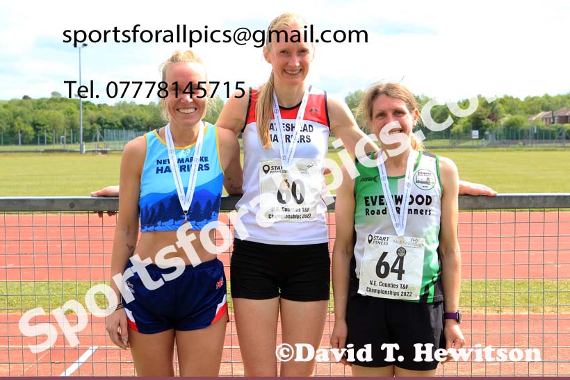 2022 North Eastern Counties AA 10000 metres Champs., Chester le Street, Sat,. May 21st. Photo: David T. Hewitson/Sports for All Pics